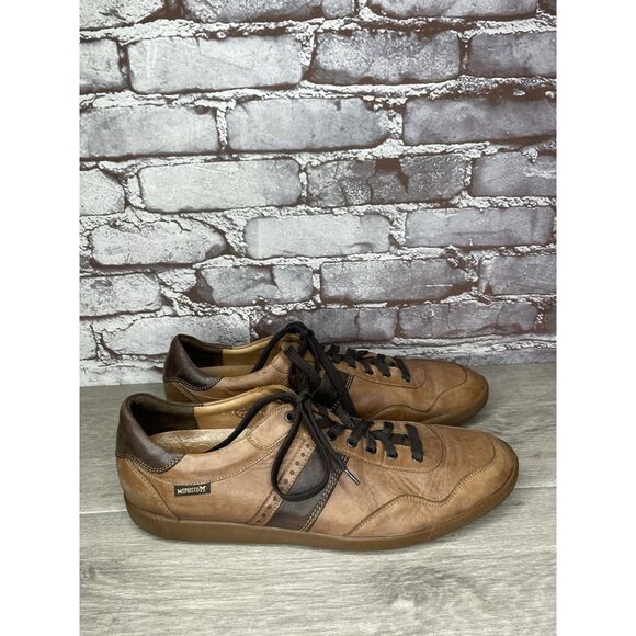 Mephisto Chestnut Brown Leather Steve Urban Sneaker Shoes Men’s Sz 10.5M US/44EU - Picture 16 of 16